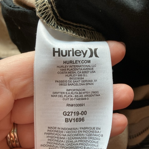 HURLEY ICON STRAIGHT PANT. Khaki. Size 32. Straight fit. - Picture 9 of 10